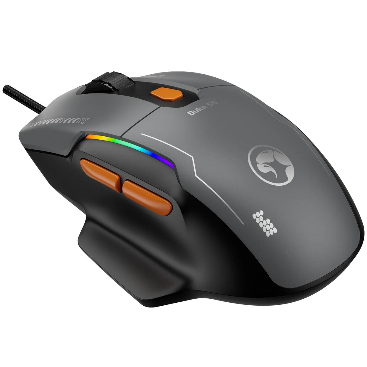Marvo Duke 50 M368 Wired Gaming , 6 DPI levels (800 - 12800), 1000Hz Polling Rate, 13 Mode RGB Backlighting, 68g mouse