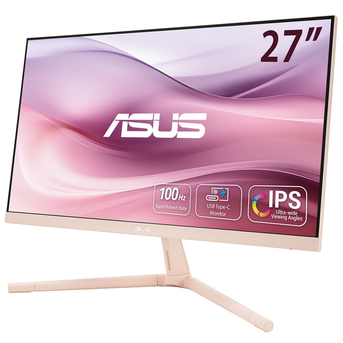 ASUS VU279CFE-P computer monitor 68.6 cm (27") 1920 x 1080 pixels Full HD LCD Pink