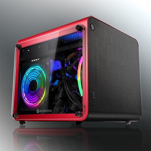 RAIJINTEK METIS EVO TGS Mini Tower Red