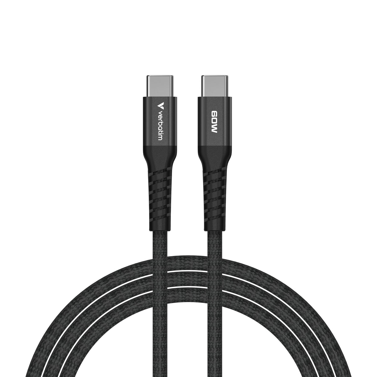 Verbatim Sync & Charge Magnetic Cable - 60W USB-C to USB-C 120 cm Black