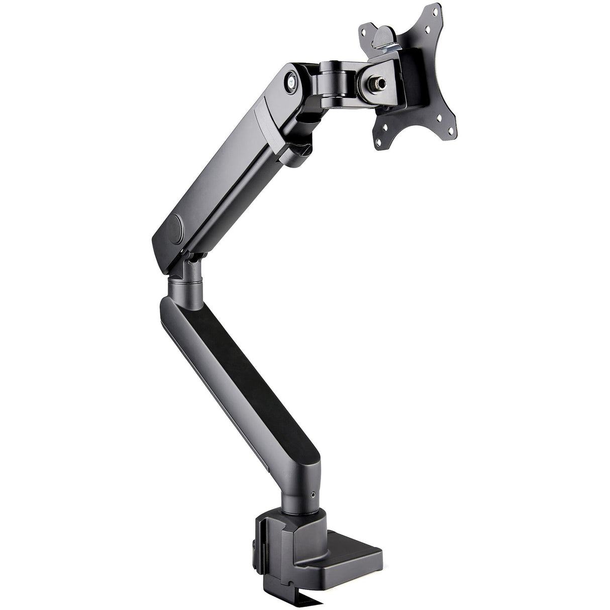 StarTech.com Desk Mount Monitor Arm with 2x USB 3.0 ports, Slim Full Motion Single Monitor Mount, up to 34" (17.6lb/8kg) VESA Display, Clamp/Grommet Mount, Mechanical Spring