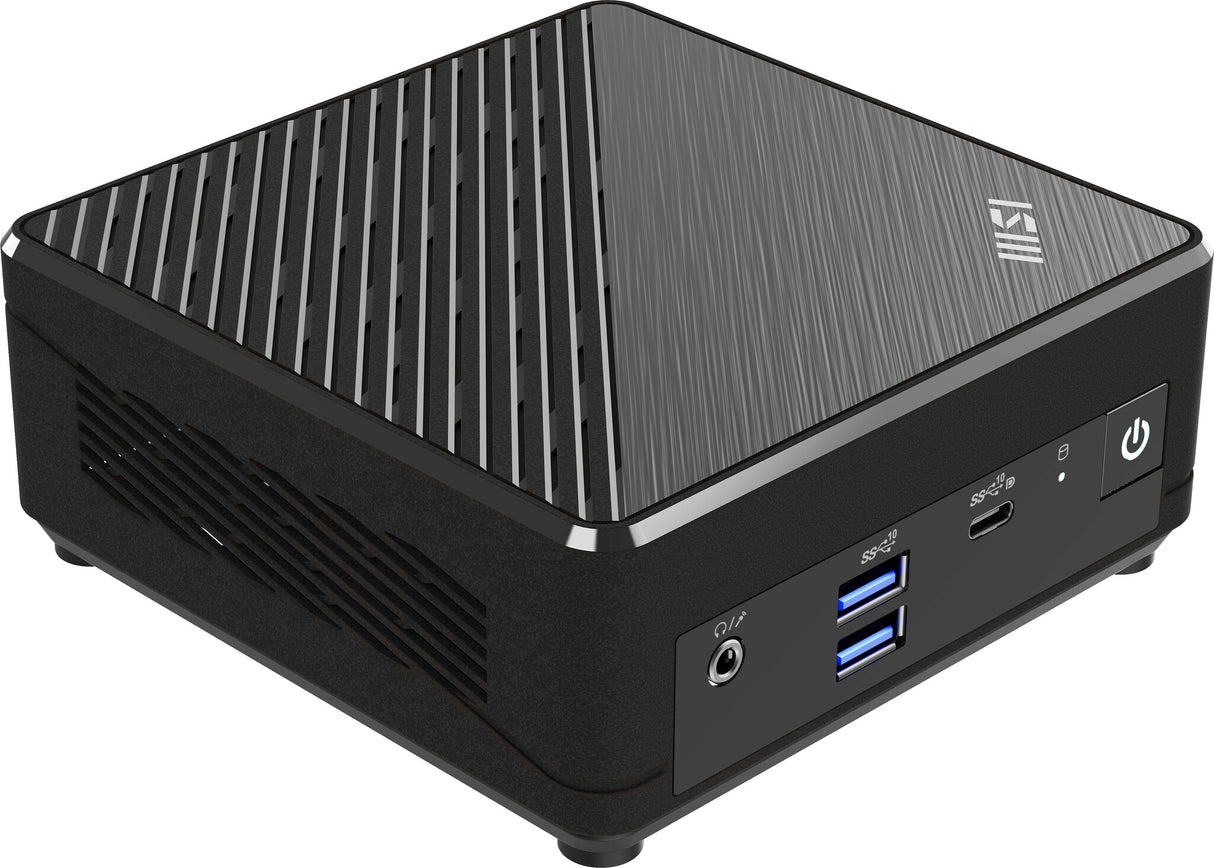 MSI Cubi N ADL Intel N100 Desktop PC, NUC, SFF, Mini Computer, HTPC, (4GB RAM, 128GB SSD, Windows 11 PRO), UHD Graphics/Type C/HDMI/DisplayPort/Dual LAN/WiFi 5/BT 5.1/VESA