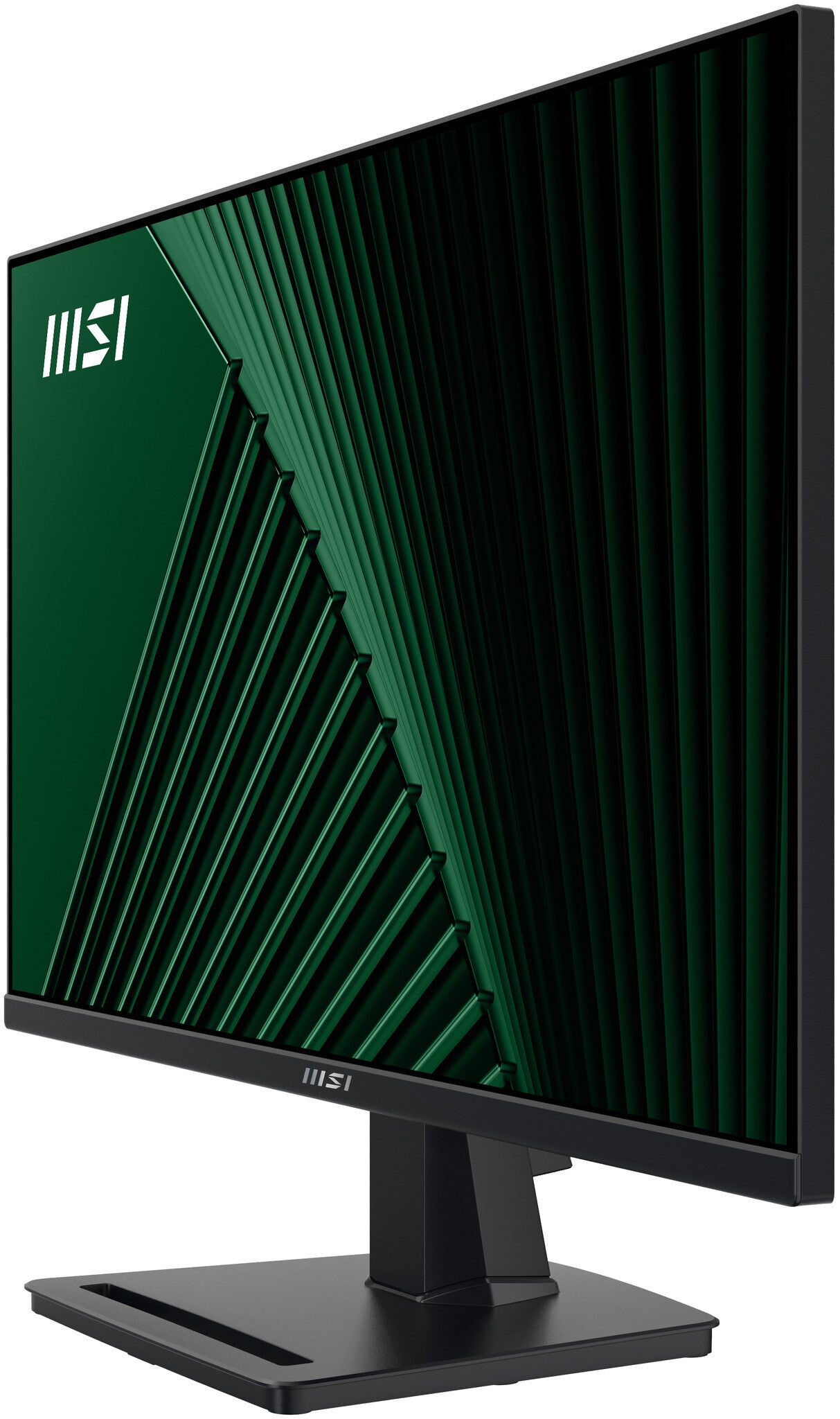 MSI Pro MP245G 24 Inch Monitor, FHD (1920 x 1080), 100Hz, IPS, 1ms, 1x HDMI 1.4b, 1x DP 1.2a output, 1x D-Sub(VGA), Built-in Speakers, Anti-Glare, Anti-Flicker, Less Blue light, TÜV Certified, VESA, Kensington, Black