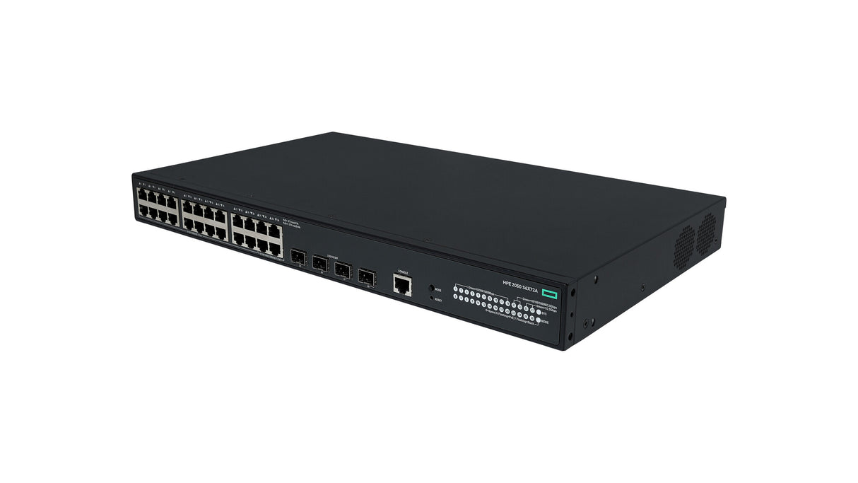 HPE Networking CW 2050 24p 10/100/1000BT PoE+ 4p SFP 1G/2.5G 420W Switch