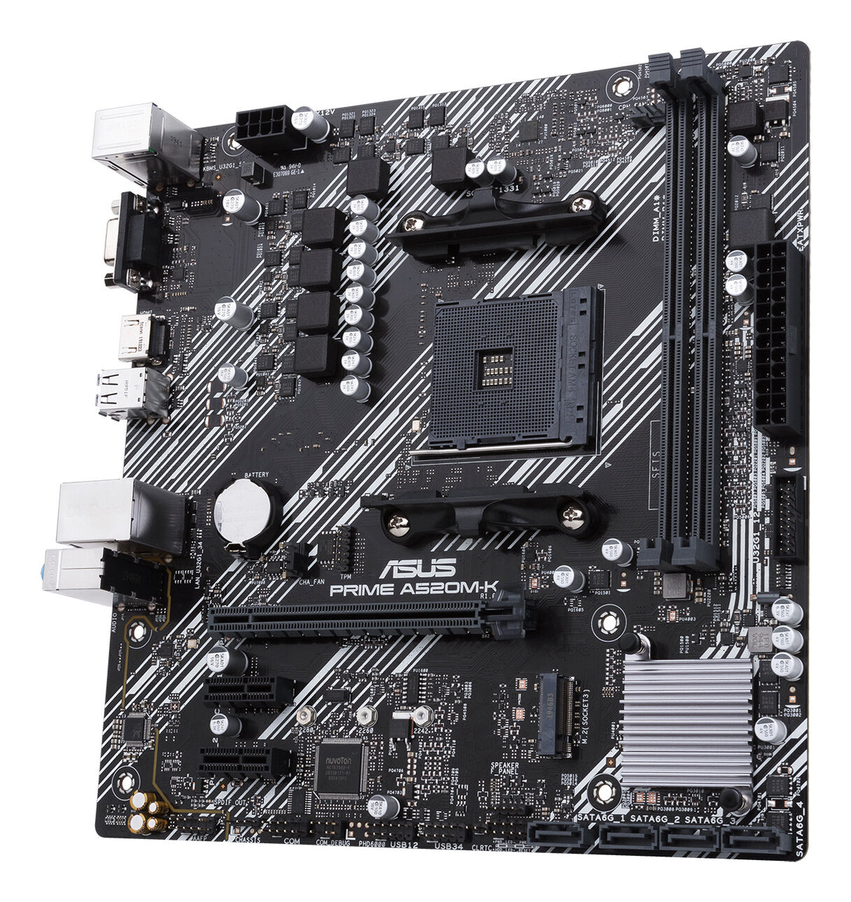 ASUS PRIME A520M-K AMD A520 Socket AM4 micro ATX