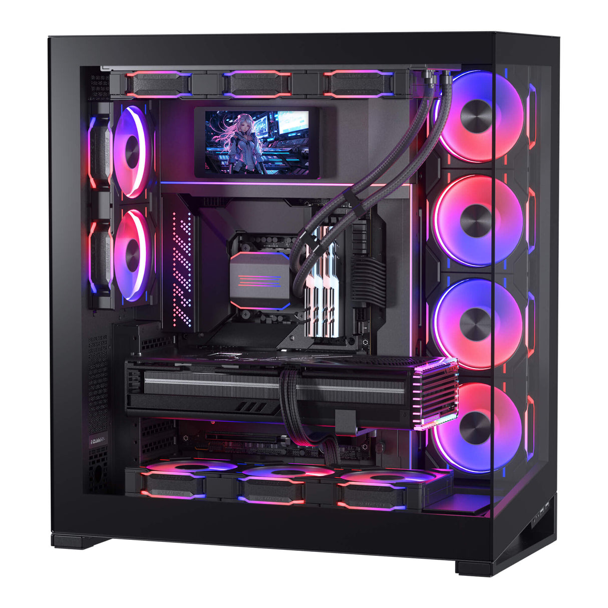 Phanteks PH-HRLCD_BK01 computer case part Universal LCD panel kit