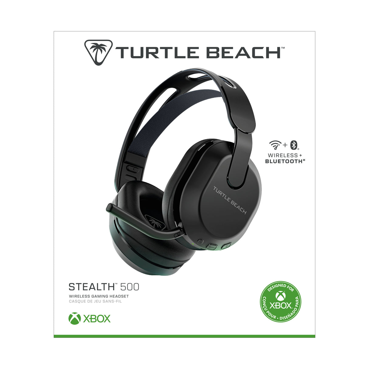 Turtle Beach Stealth 500 Black Xbox Wireless Gaming Headset with up to 40hr Battery for Xbox Series X/S, Xbox One and works via Bluetooth, PC and Mobile