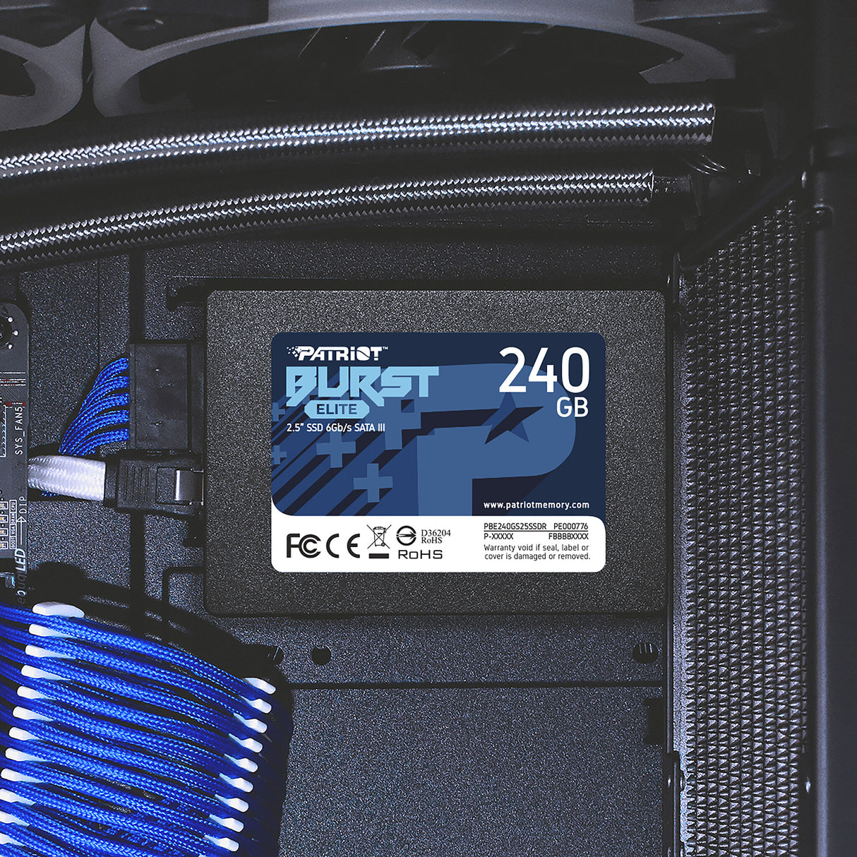 Disque SSD Patriot Burst Elite 240 Go 2,5 pouces SATA III