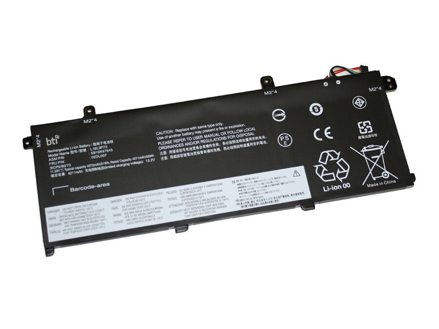 BTI L18M3P73 compatible 51Wh 3-cell battery for LENOVO P14S T490