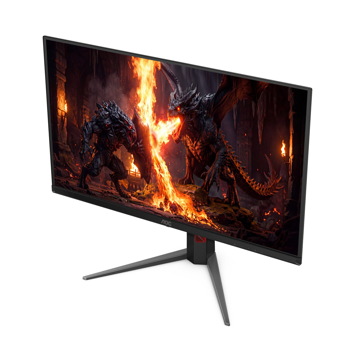 AOC G4 Q27G4ZD computer monitor 67.3 cm (26.5") 2560 x 1440 pixels Quad HD QD-OLED Black, Red