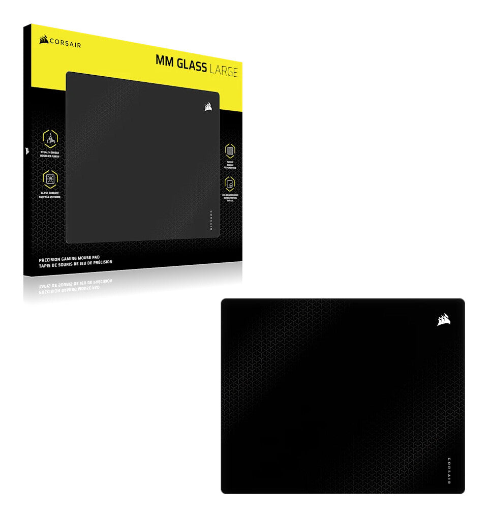 Corsair MM Glass Large Gaming mouse pad Black