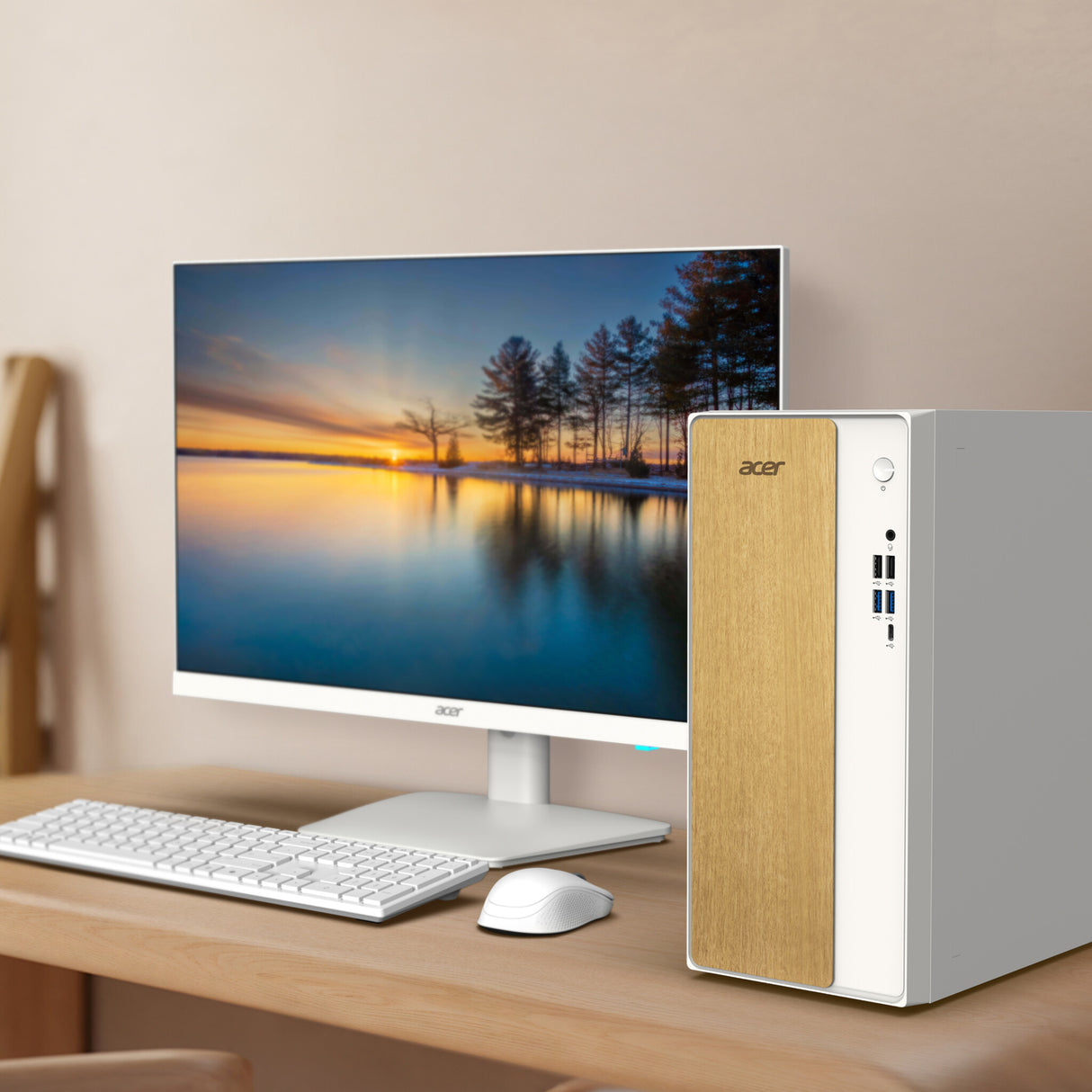 Acer Aspire TC-102 Tower Desktop - Intel Core i7-14700, 8GB, 512GB SSD, Integrated Intel Graphics, N/A, Windows 11, White