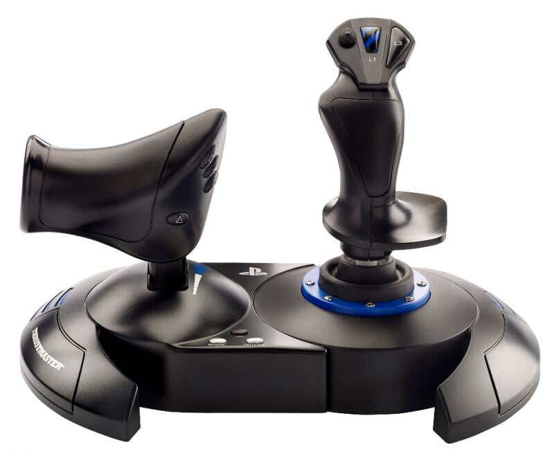 Thrustmaster T.Flight Hotas 4 Black, Blue USB Joystick Digital PC, PlayStation 4, PlayStation 5