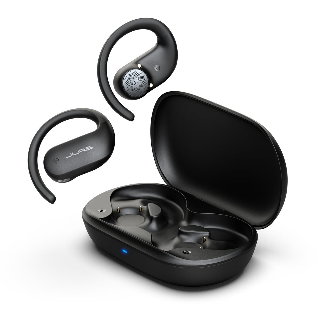 JLab Open Sport Headset True Wireless Stereo (TWS) In-ear Calls/Music/Sport/Everyday Bluetooth Black