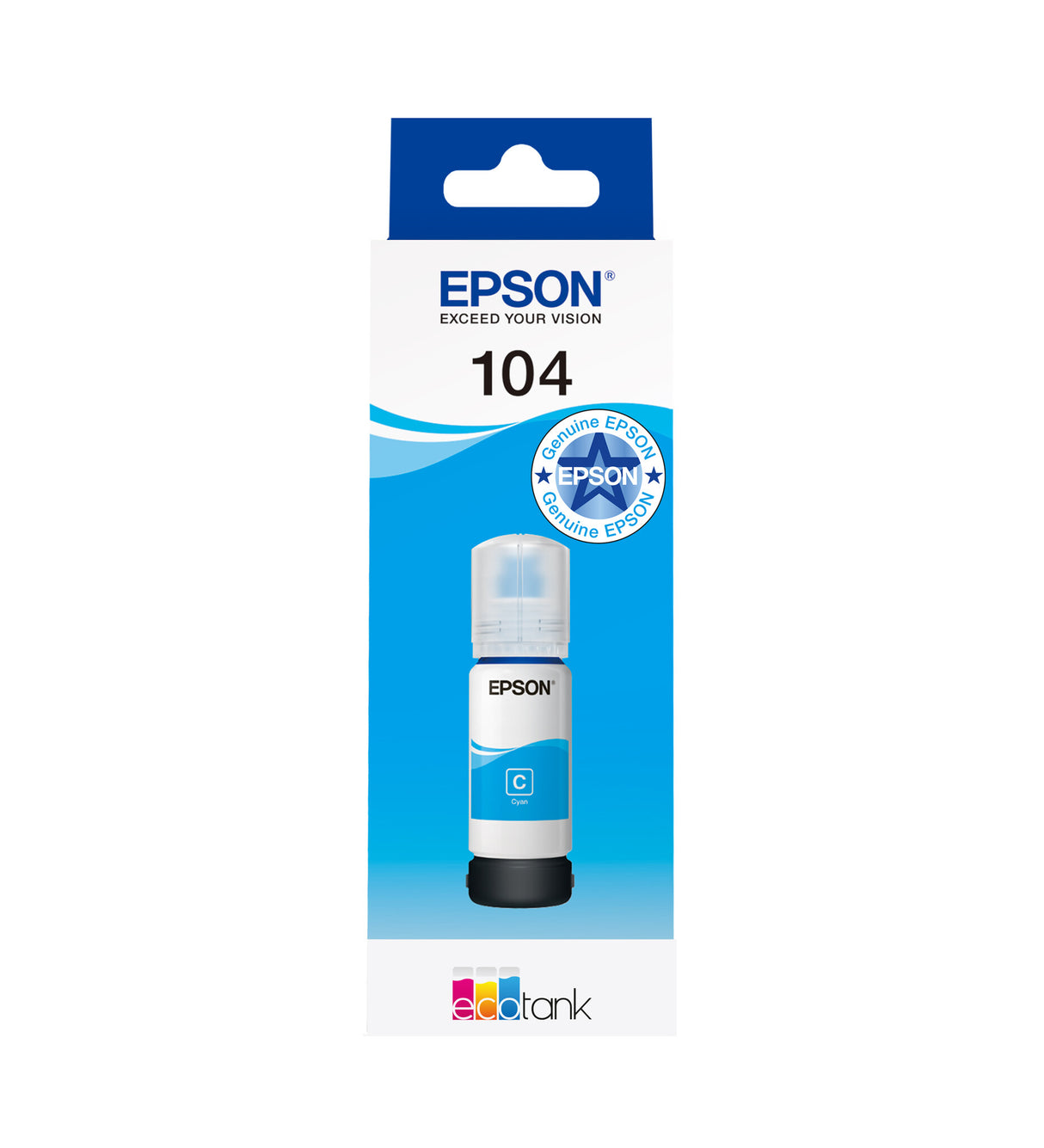 Epson 104 EcoTank Cyan ink bottle (WE)