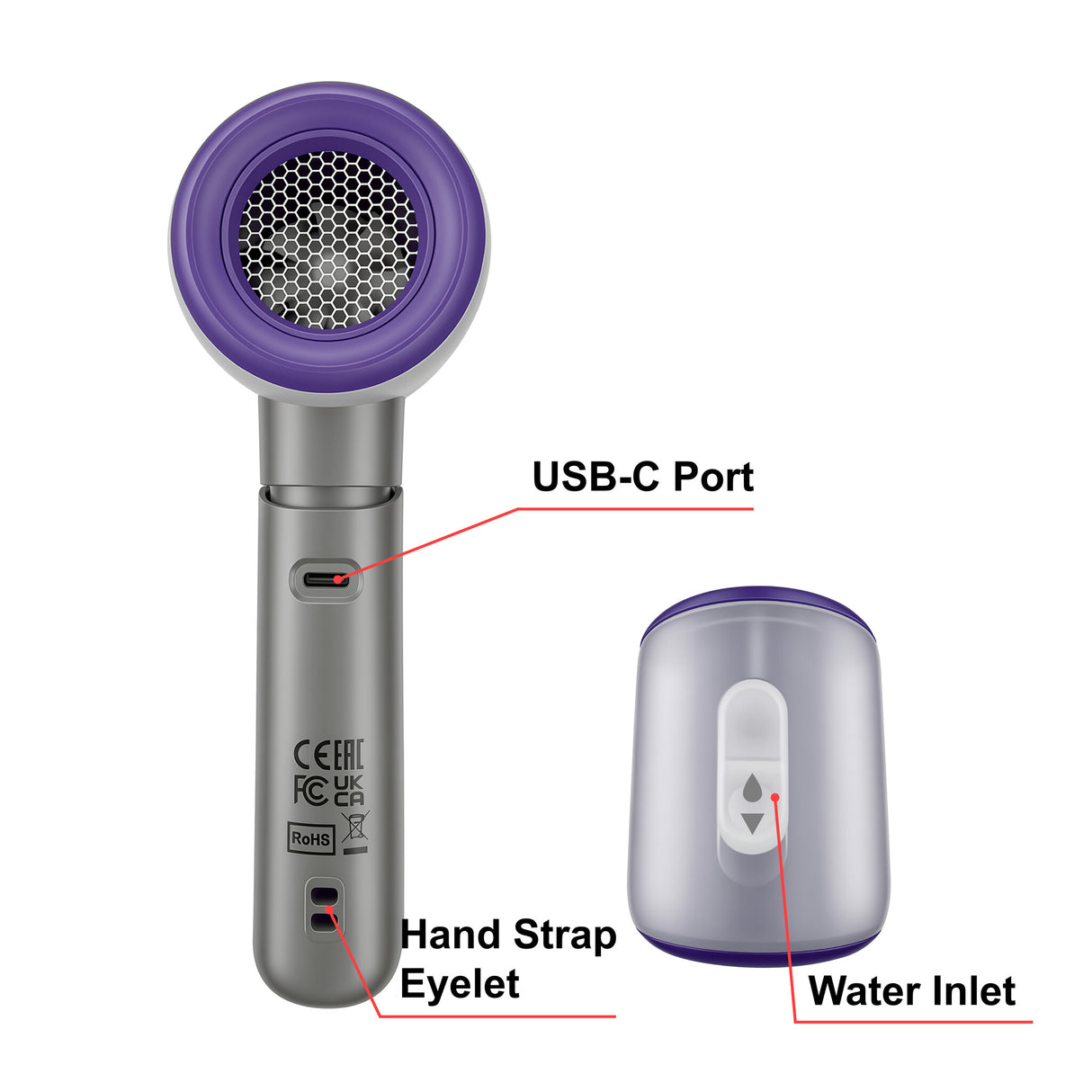 Verbatim Cool 'n' Go Aqua Breeze Handheld fan