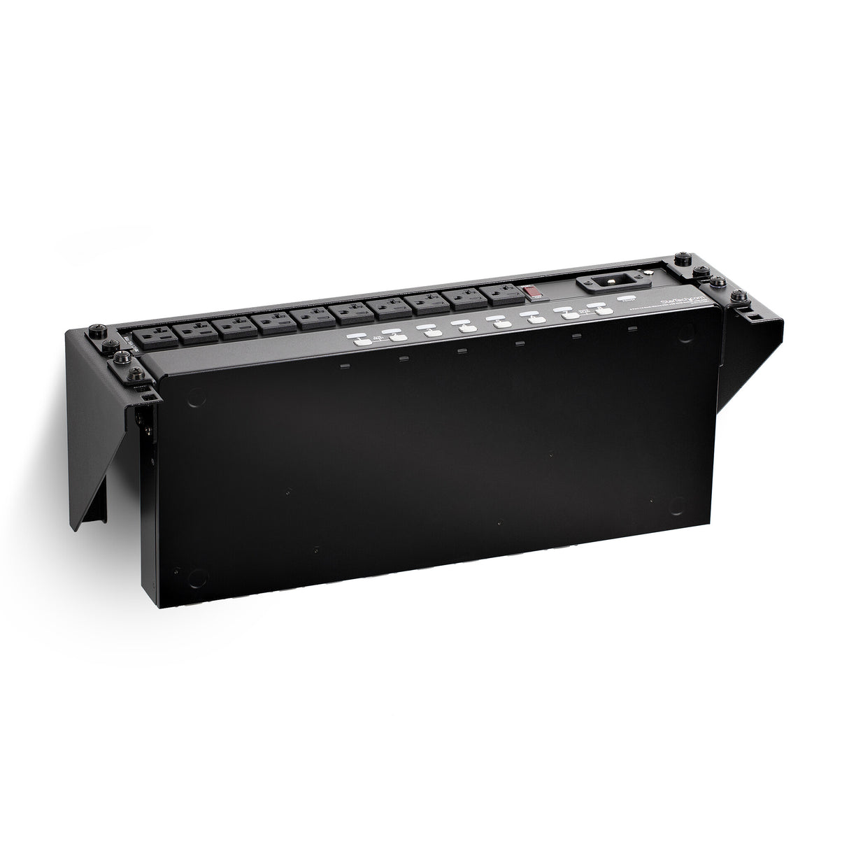 StarTech.com 3U 19” Wall Mount Vertical Rack Bracket, Wall Mount Patch Panel Bracket for Data/AV/IT/Computer Equipment, 3U Rack for Cabinet or Server Room, Supports 150lb (68kg) Capacity