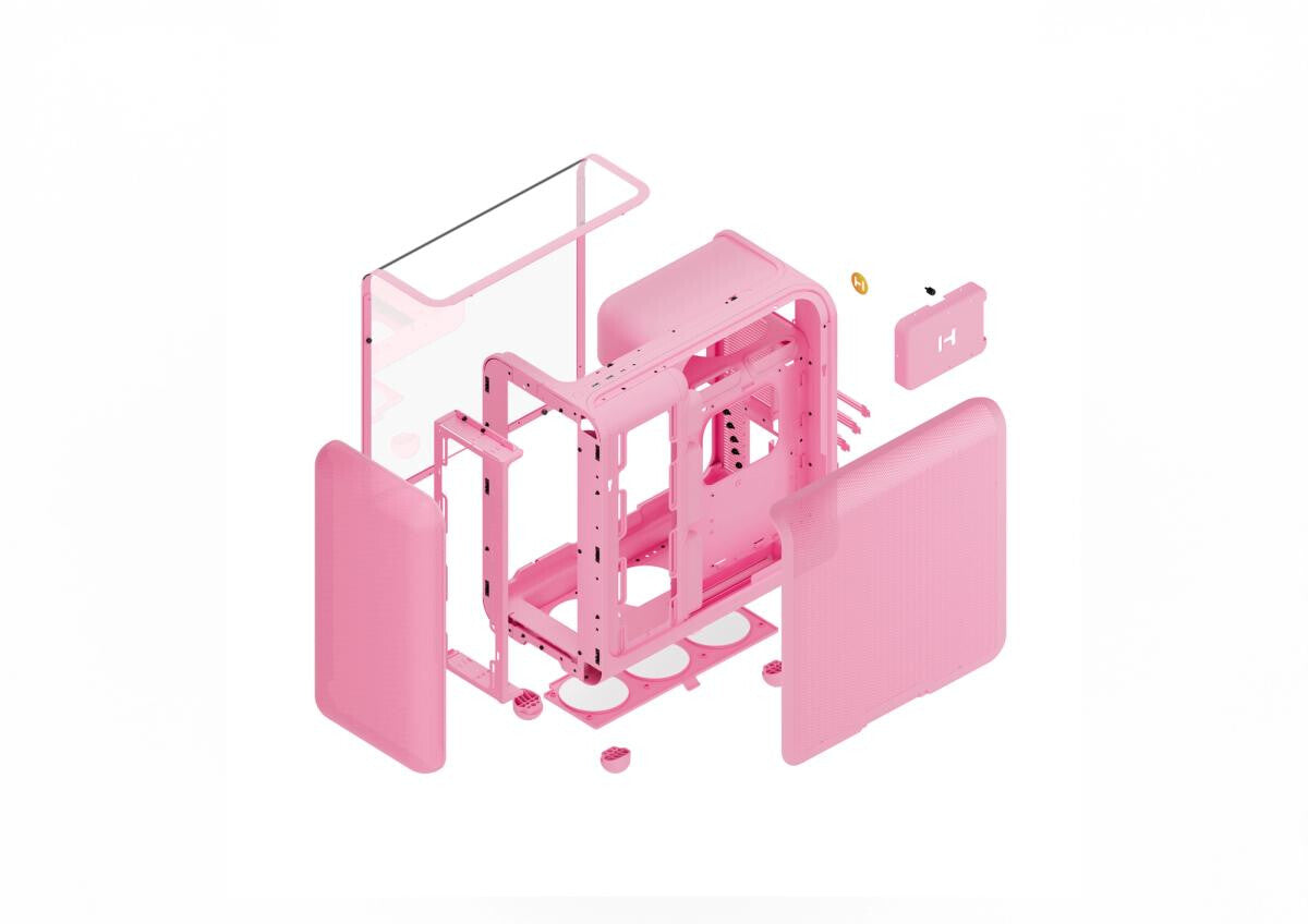 HYTE X50 Midi Tower Rose