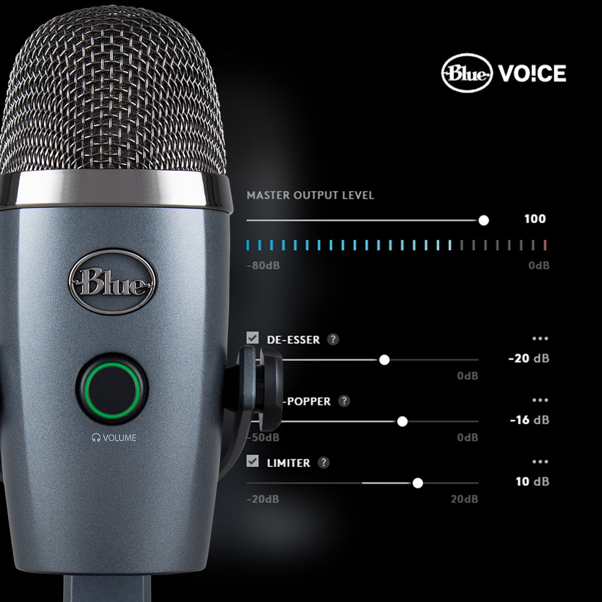 Logitech G Blue Yeti Nano USB Mic