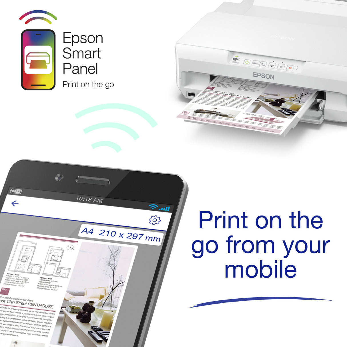 Epson Expression Photo XP-65 A4 Wireless Inkjet Printer
