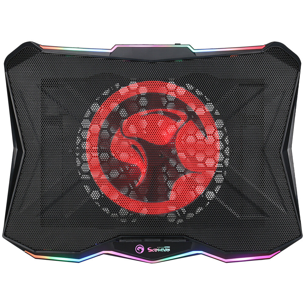 Marvo FN-40 laptop cooling pad 43.2 cm (17") Black, Red