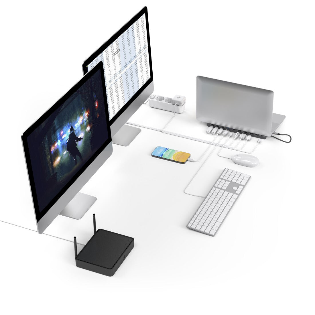 Hama USB-C Docking Station, Connect2Office Pro, 10 Ports