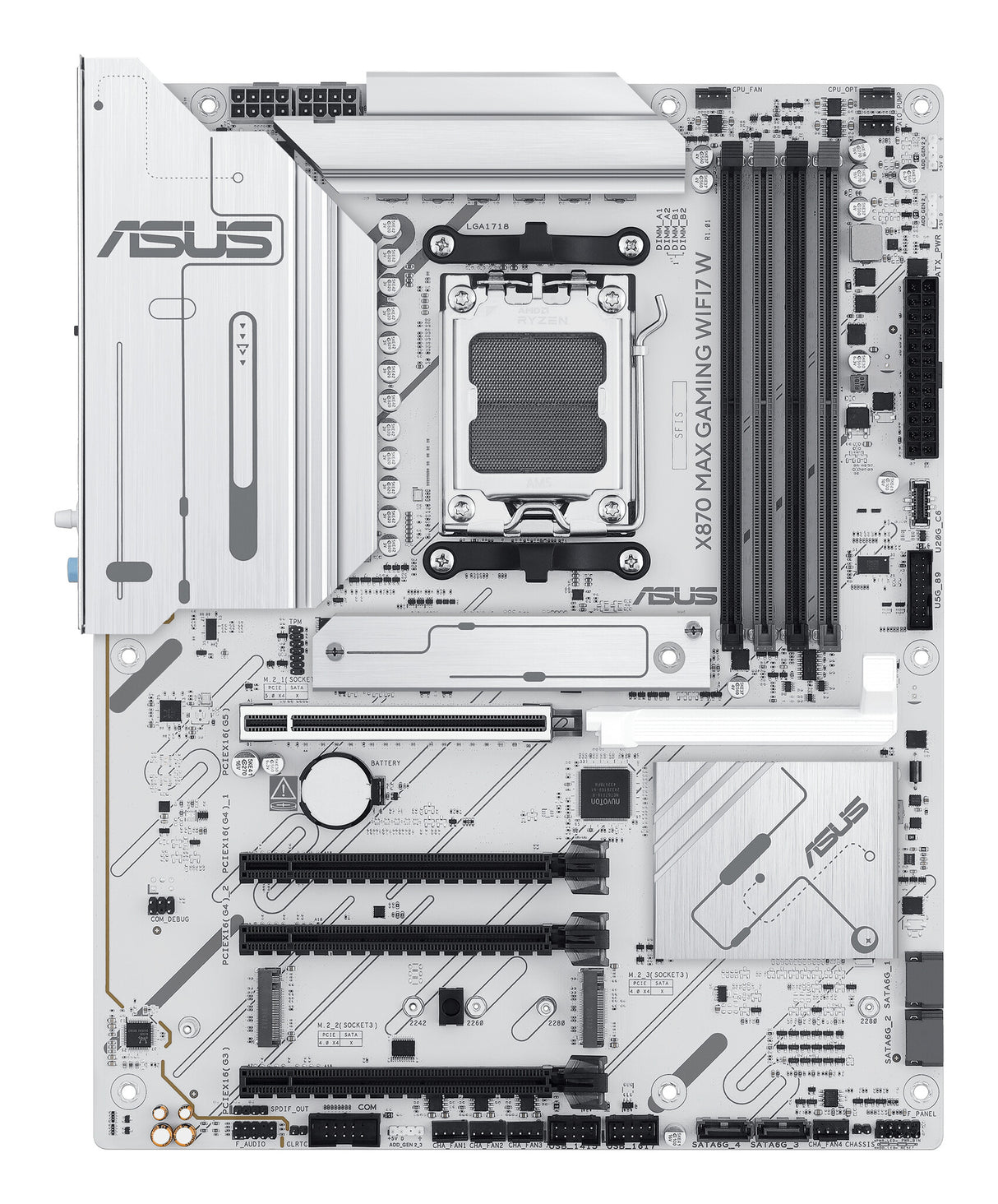 ASUS X870 MAX GAMING WIFI7 W AMD X870 Socket AM5 ATX