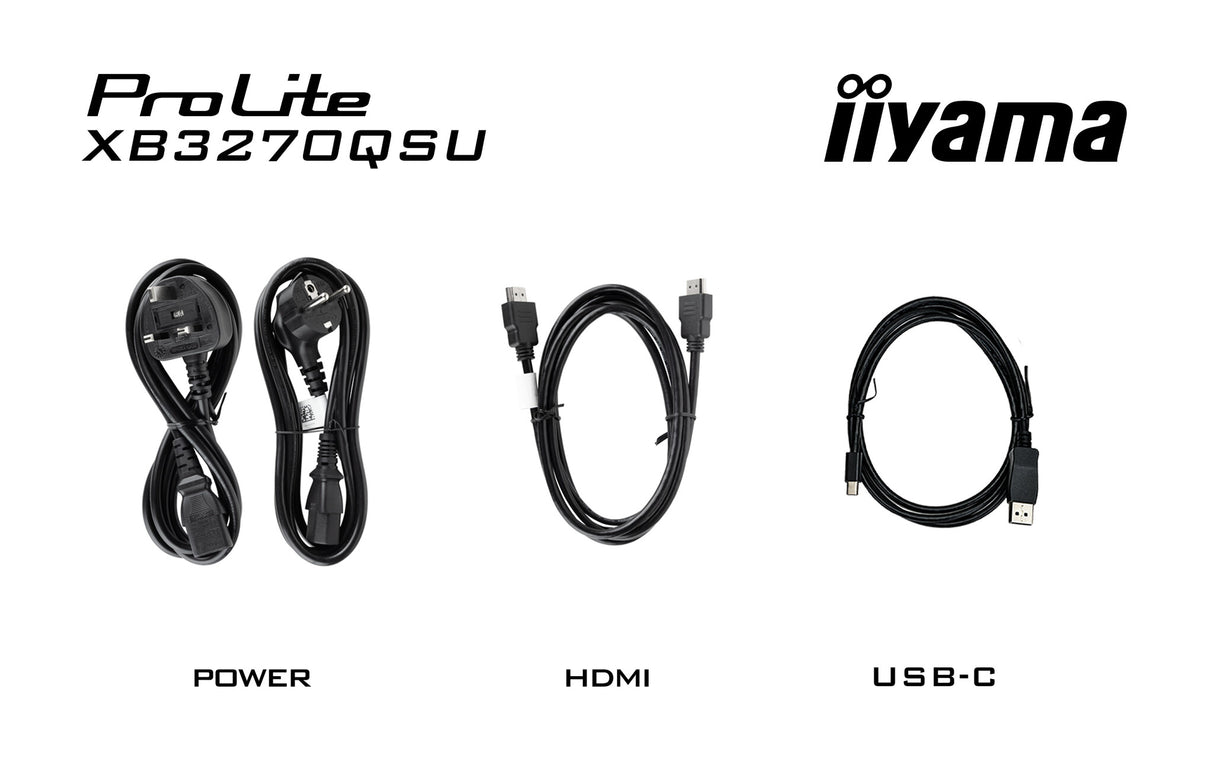 iiyama ProLite XB3270QSU-B1 computer monitor 80 cm (31.5") 2560 x 1440 pixels Quad HD LED Black