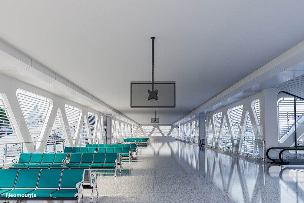 Neomounts CL35-340BL22 Dual monitor/TV mount ceiling 23-43" - h 106-156 cm