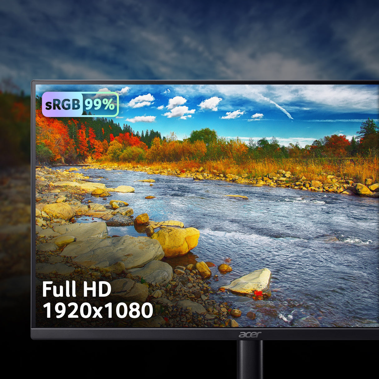 Acer KB2 KB272P0 monitor - 27" Full HD (1920x1080), 144Hz, 1ms, FreeSync, Black