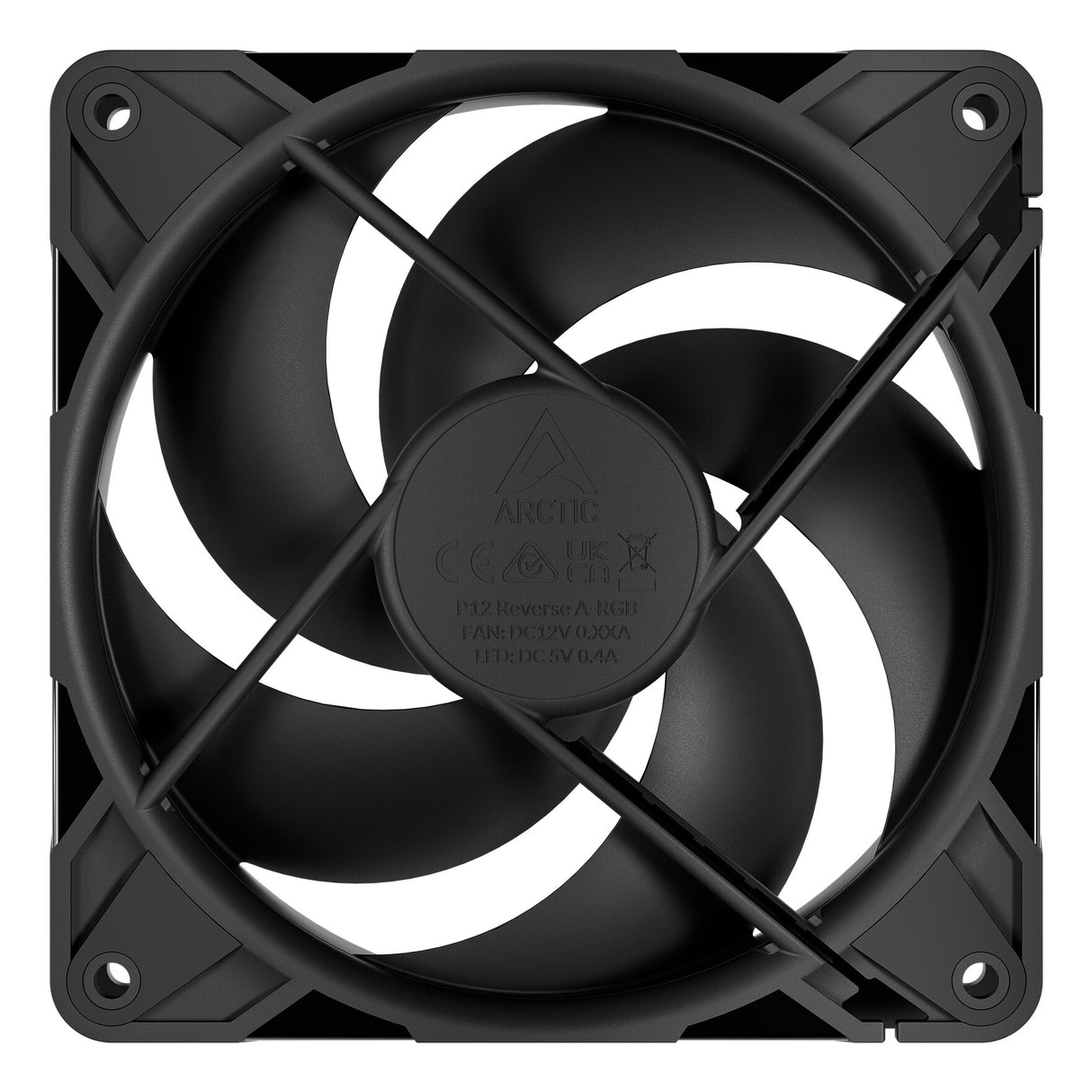 ARCTIC Freezer P12 Pro Reverse - 120 mm A-RGB PWM Fan with Cable Splitter