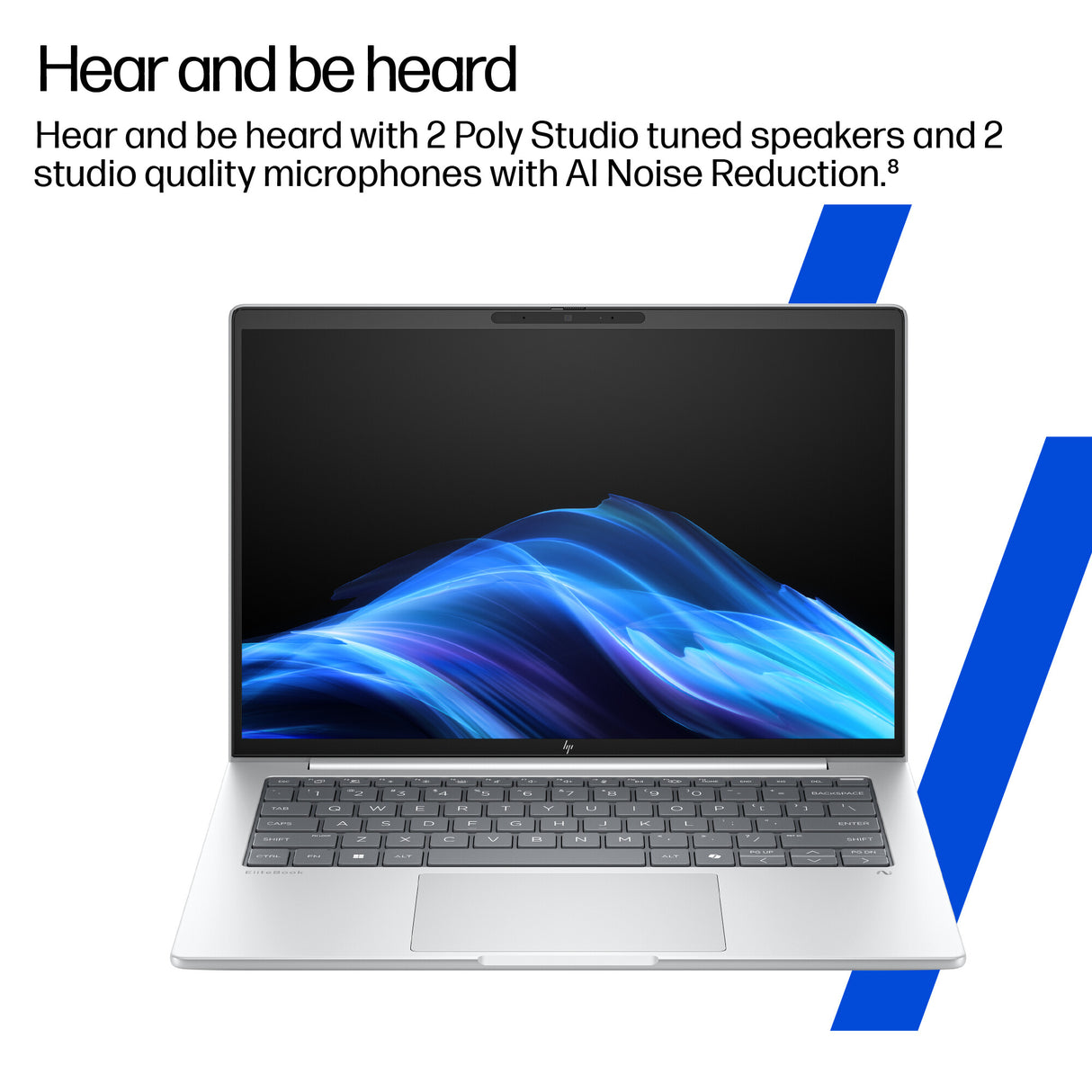 HP EliteBook 8 G1a Next Gen AI PC Copilot+ PC AMD Ryzen AI 5 340 Laptop 35.6 cm (14") WUXGA 16 GB DDR5-SDRAM 512 GB SSD Wi-Fi 7 (802.11be) Windows 11 Pro Silver