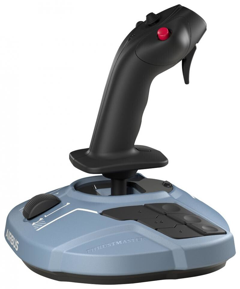 Thrustmaster TCA Sidestick Airbus edition Black, Blue USB Flightstick Analogue / Digital PC