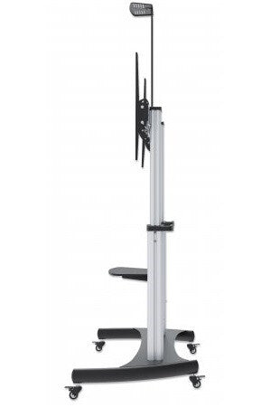 Manhattan Trolley Mount Stand for TV & Monitors, For screens: 60" to 100",VESA compatibility:all between 200x200 to 800x600mm -check the dimensions of the four mounting holes on back of screen to ensure it fits,Max 100kg,Height adjustable 1200 to 1685mm,L