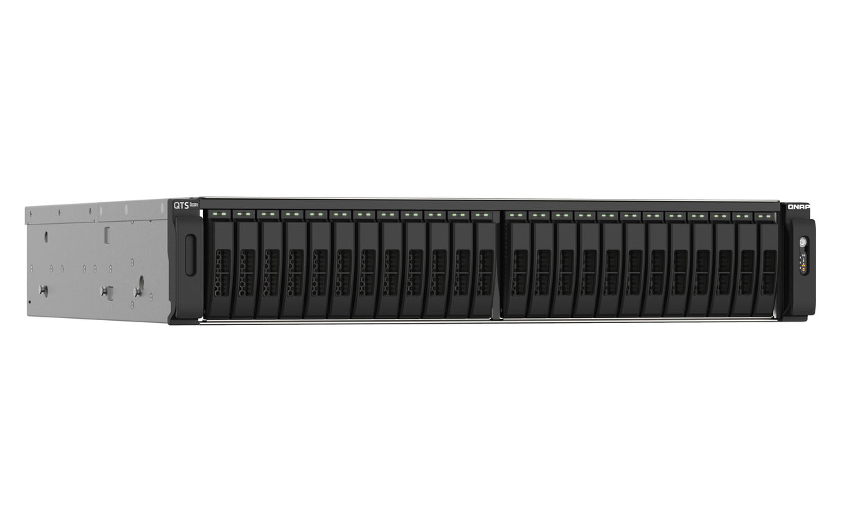 QNAP TS-h2490FU NAS Rack (2U) EPYC 7232P 64 GB DDR4 0 TB QuTS hero Black, Grey