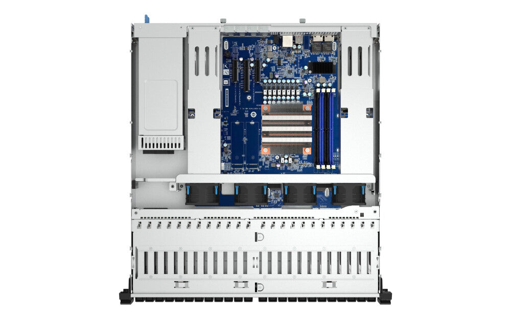 QNAP TS-H3077AFU-R7-64G NAS/storage server Rack (2U) AMD Ryzen™ 5 64 GB DDR5 0 TB QuTS hero Black, Metallic