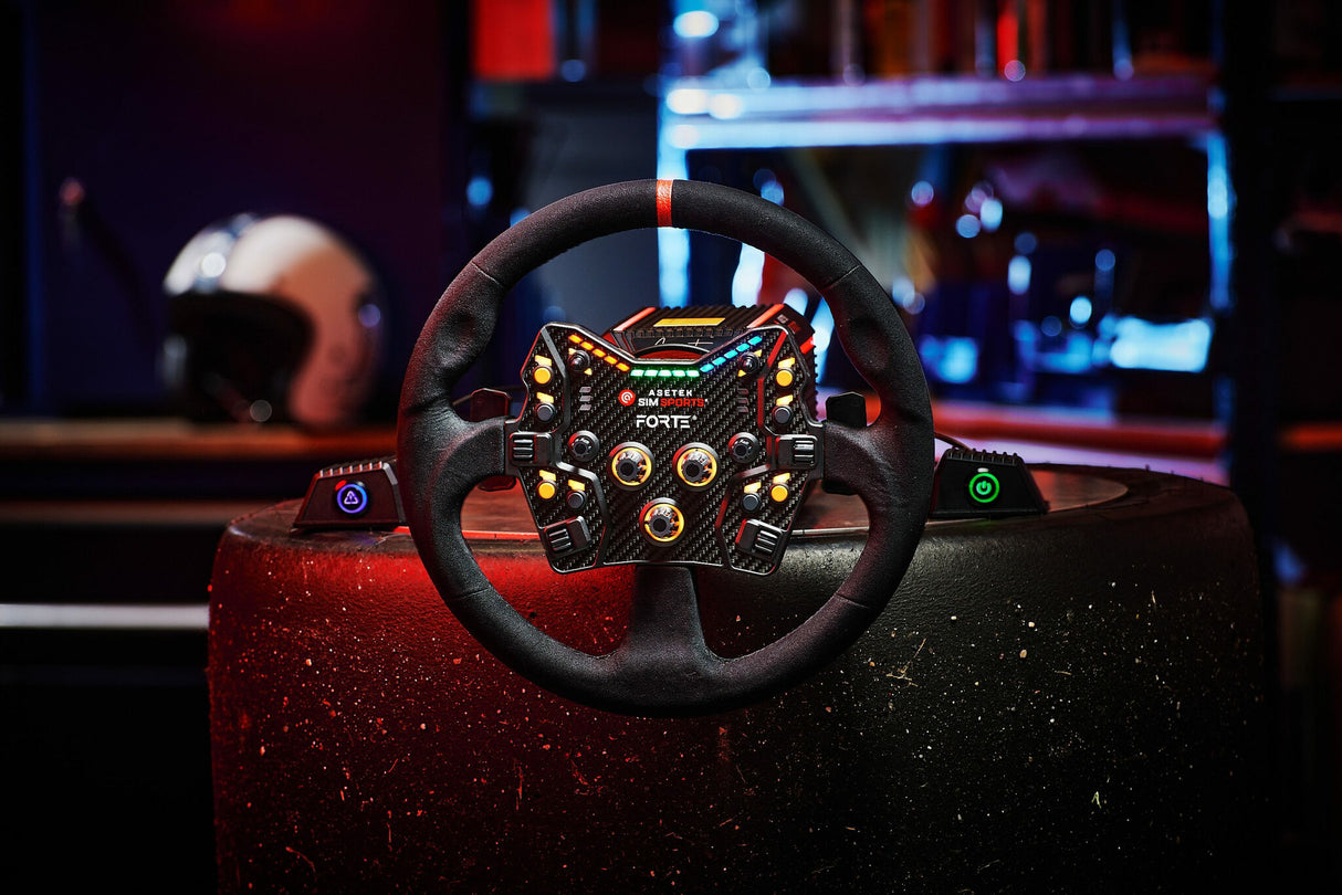 Asetek SimSports GT Rim - Round Comfort+ Racing wheel