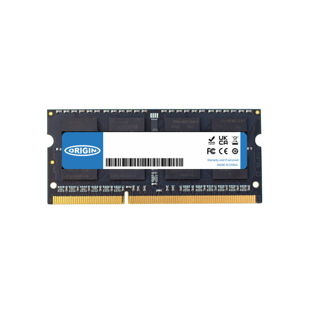 Origin Storage 8GB DDR3 1600MHz SODIMM 2Rx8 Non-ECC 1.5V