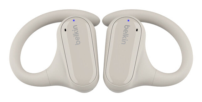 Belkin SoundForm ClearFit Headset True Wireless Stereo (TWS) Ear-hook Calls/Music/Sport/Everyday Bluetooth Sand