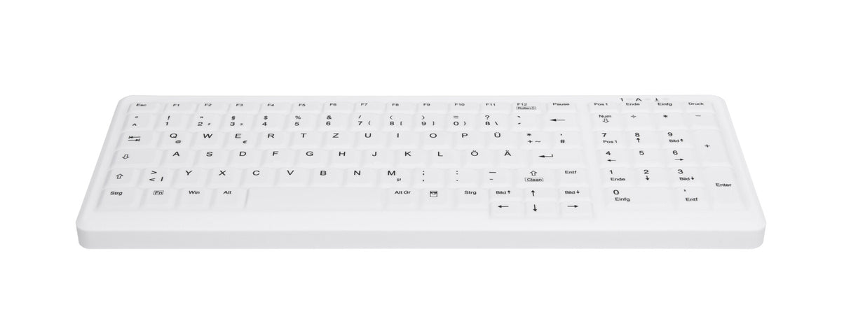 CHERRY AK-C7000 keyboard Medical RF Wireless + USB QWERTY UK English White