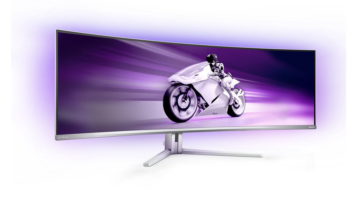 Philips Evnia 8000 49M2C8900L/00 computer monitor 124.2 cm (48.9") 5120 x 1440 pixels Dual QHD QD-OLED White