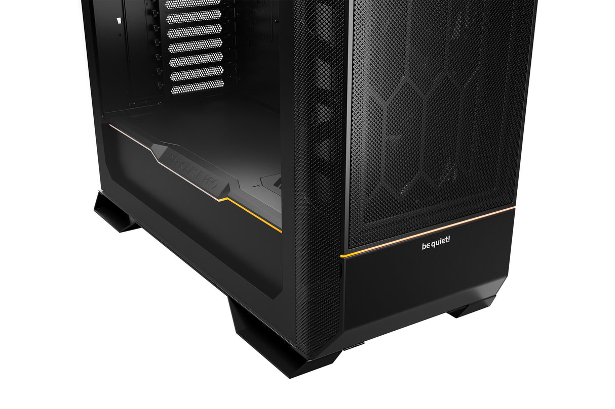 ¡tranquilizarse! Dark Base Pro 901 Caja de PC para juegos de torre completa, negra, 4x USB 3.2 tipo A, cubierta superior y panel frontal intercambiables, 3x Silent WIngs 4 ventiladores PWM, iluminación ARGB