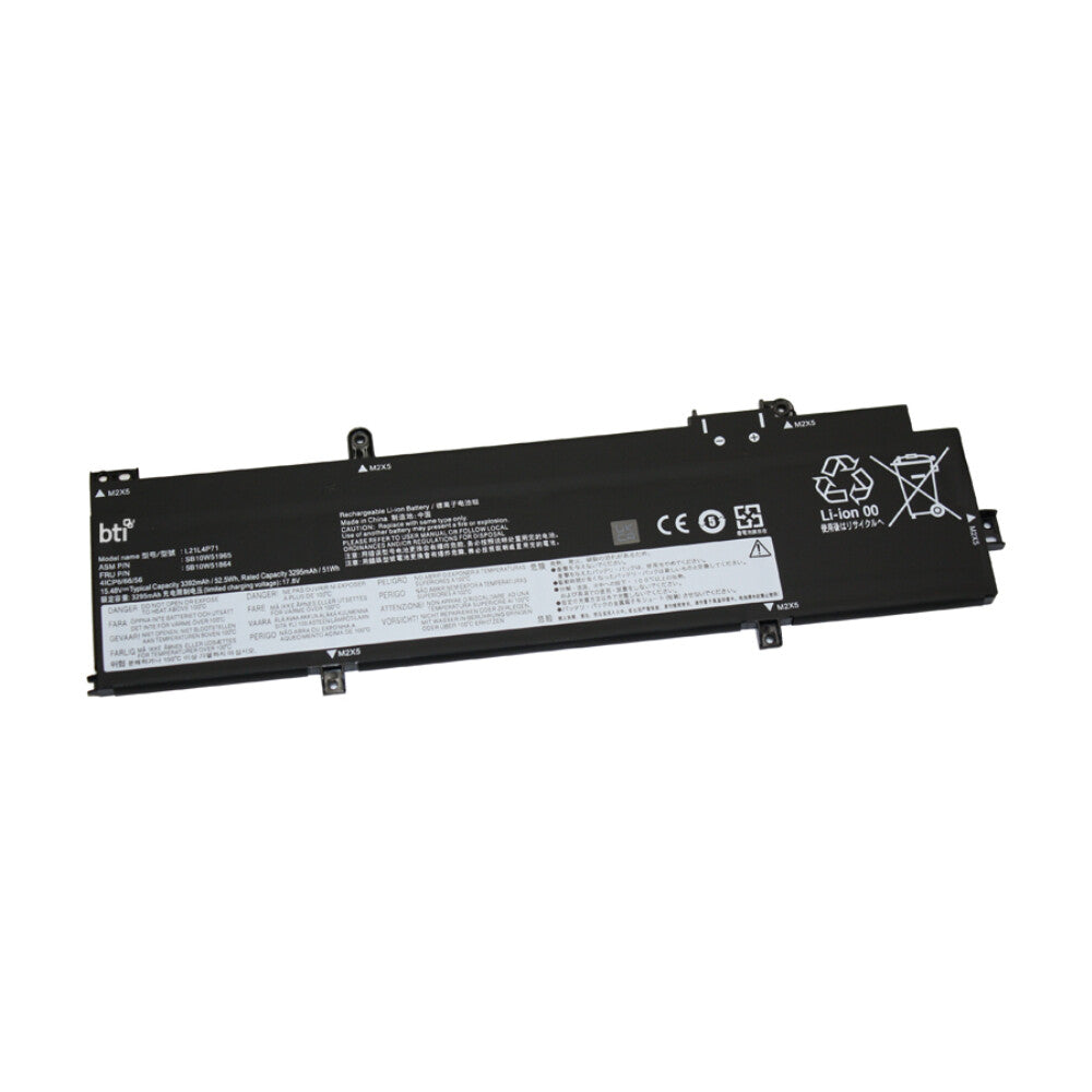 BTI 5B11M90027 compatible 52.5Wh 4-cell battery for LENOVO T14 G3