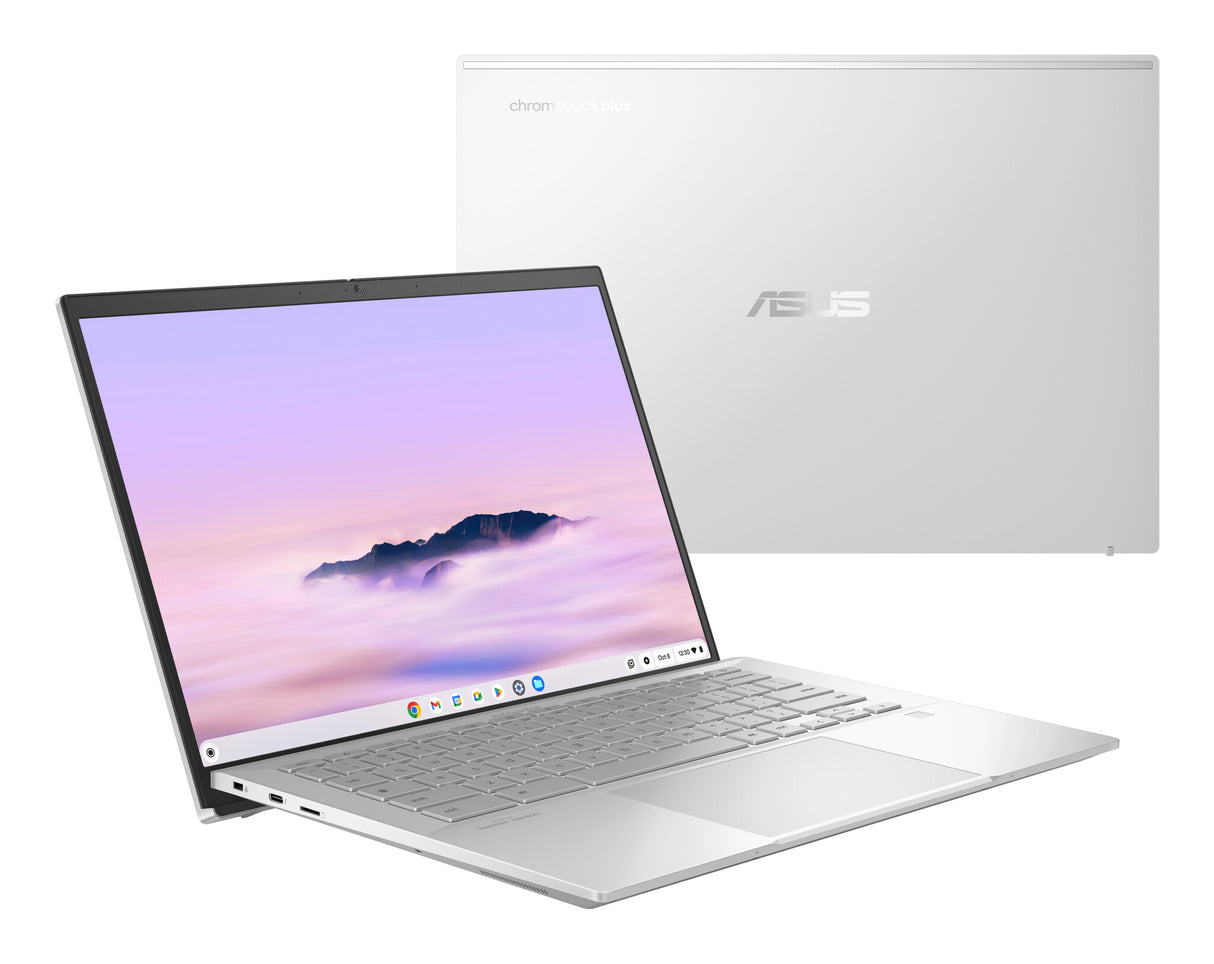 ASUS Chromebook Plus Enterprise CB54 CB5403CMA-QM1092 Intel Core Ultra 7 155U 35.6 cm (14") Touchscreen WQXGA 16 GB LPDDR5x-SDRAM 512 GB SSD Wi-Fi 6E (802.11ax) ChromeOS Silver