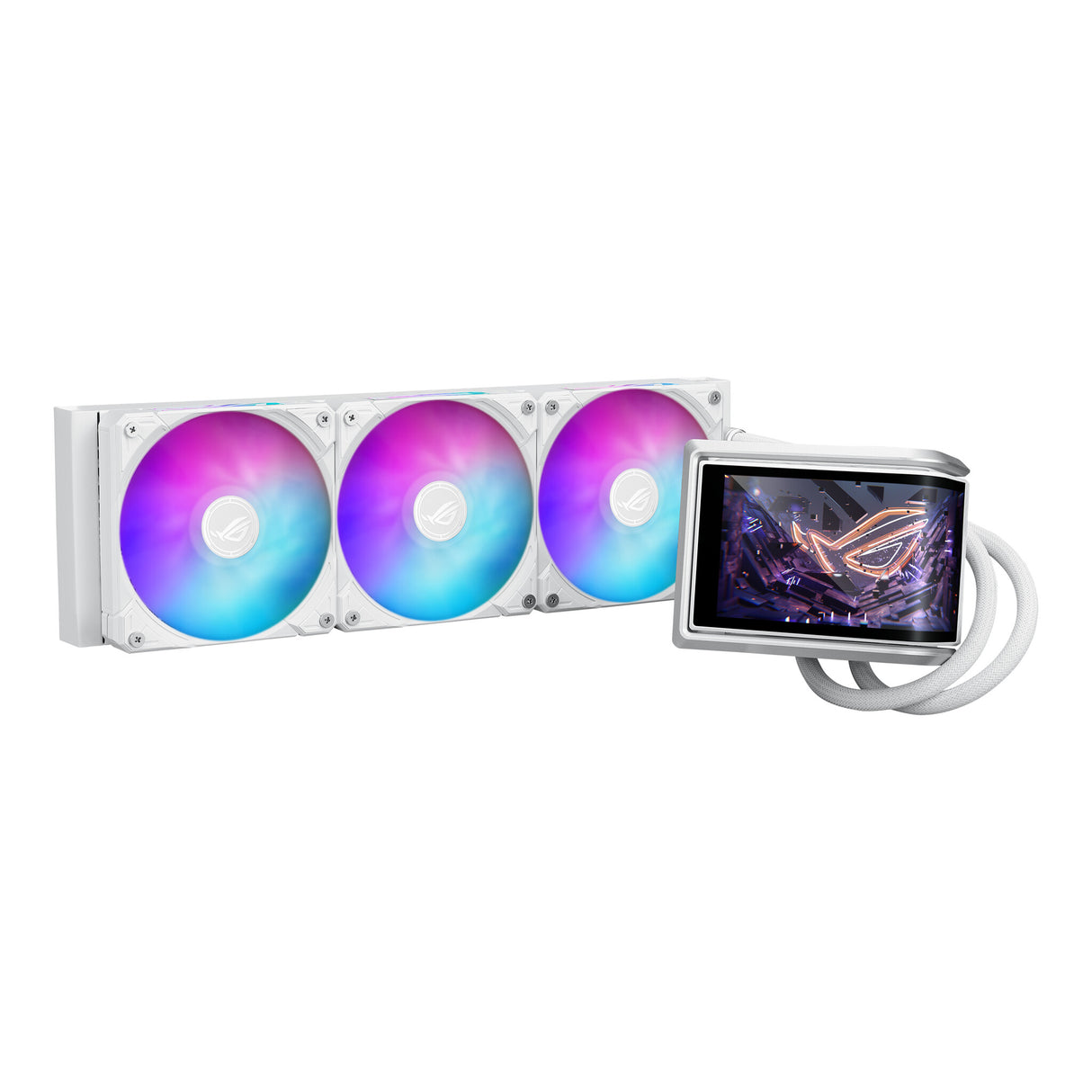 ASUS ROG RYUO IV 360 ARGB WHT Processor All-in-one liquid cooler 12 cm White