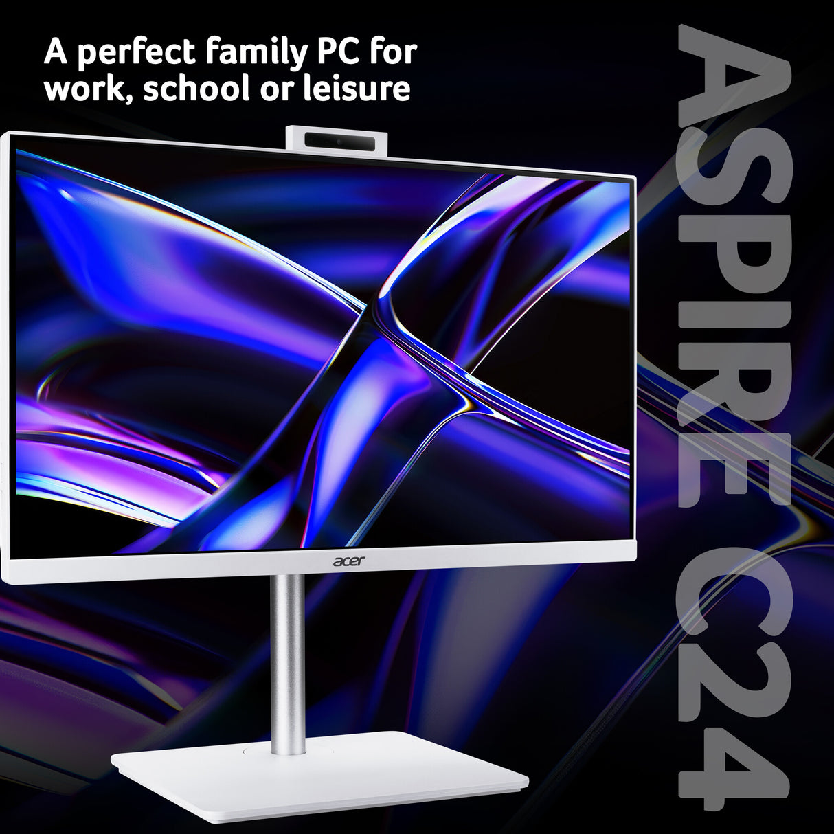 Acer Aspire C24 23.8" All-in-One Desktop – Intel Core i5, 16GB RAM, 512GB SSD