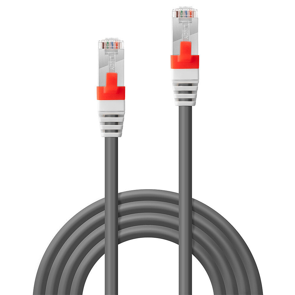 Lindy 7.5m Cat.6A S/FTP LSZH Network Cable, Grey