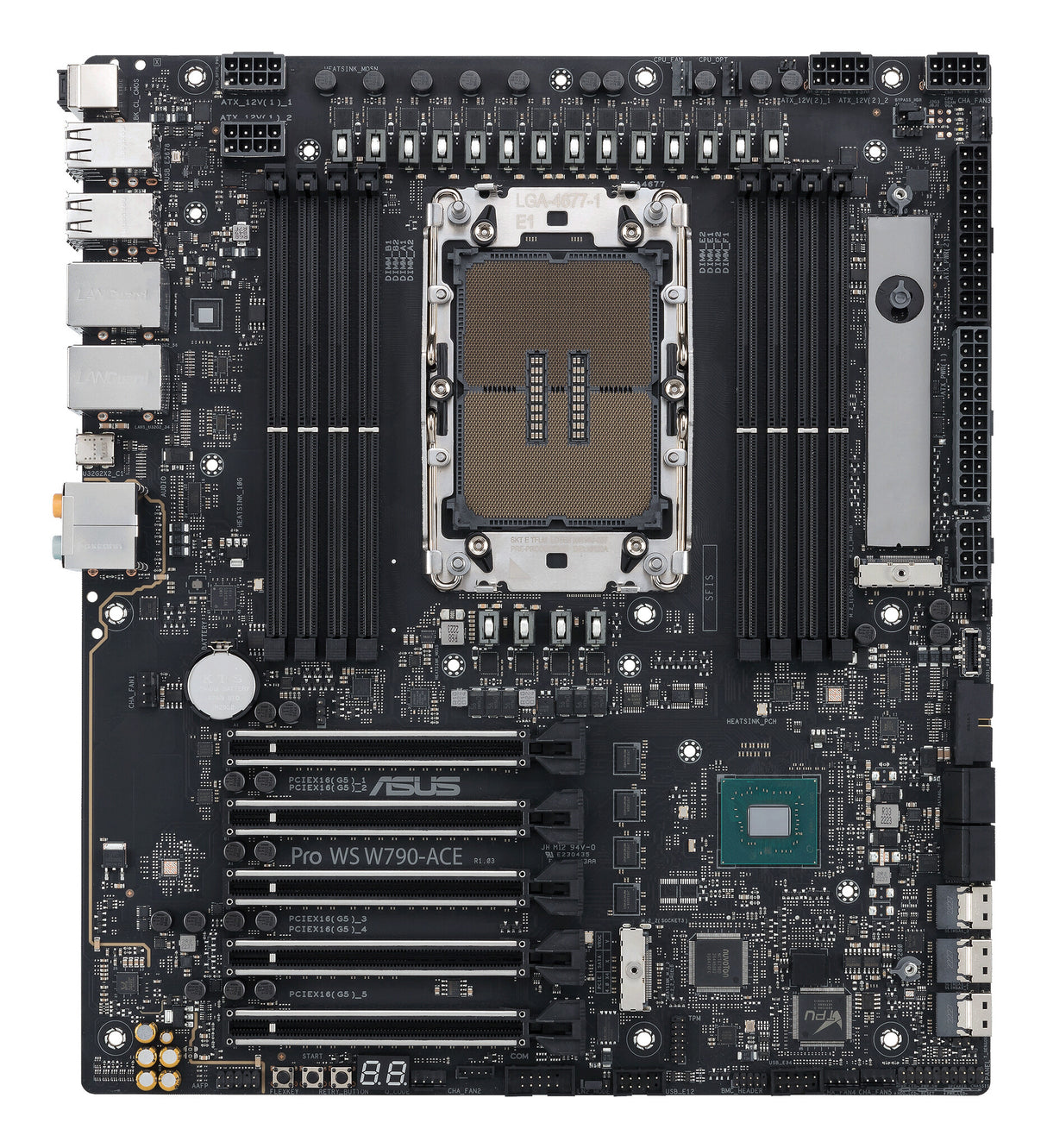 ASUS PRO WS W790-ACE Intel W790 LGA 4677 (Socket E) SSI CEB