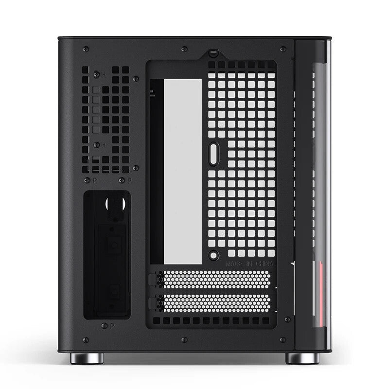 Jonsbo TK-0 BLACK computer case Black, Wood