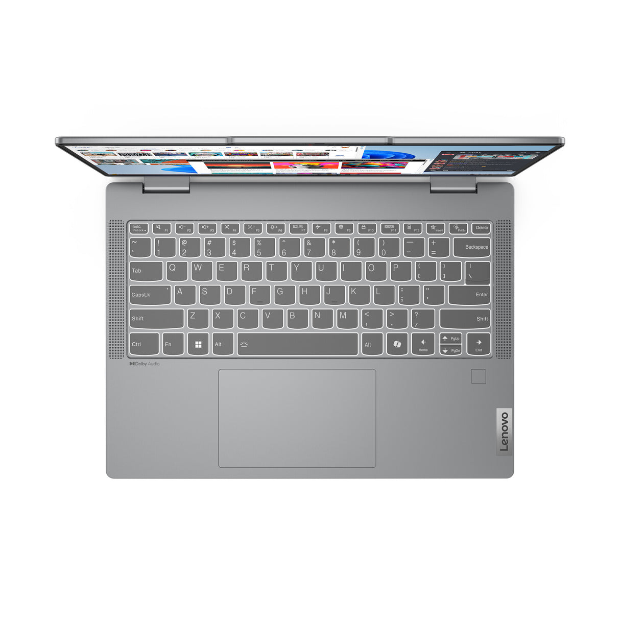 Lenovo IdeaPad 5 2-in-1 14IRH9 Intel® Core™ i7 i7-13620H Hybrid (2-in-1) 35.6 cm (14") Touchscreen WUXGA 16 GB LPDDR5x-SDRAM 1 TB SSD Wi-Fi 6 (802.11ax) Windows 11 Home UK English Grey